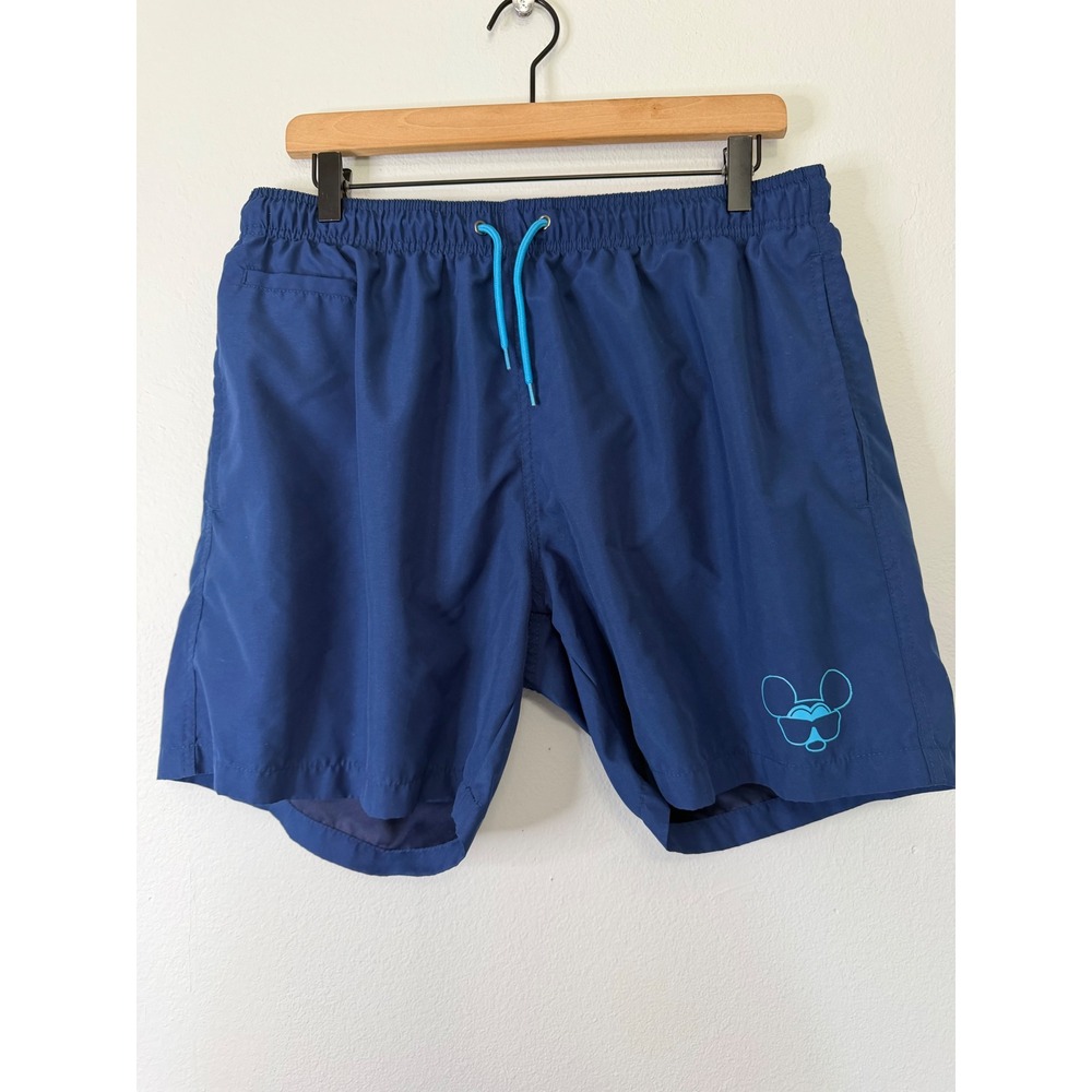 Disney Parks‎ - Men's Mickey Mouse Swim Trucks Navy Blue Lined Size XL